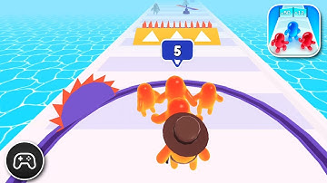 Join Blob Clash 3D - Gameplay Walkthrough Part 9 - Puzzle Game Levels 53-57 (iOS, Android)