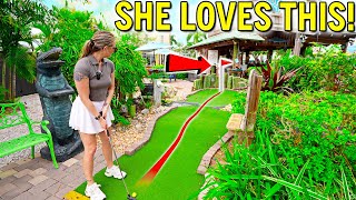 One of Elisha’s FAVORITE Mini Golf Courses!