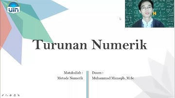 Metode Numerik : Turunan Numerik Forward Difference, Backward Difference, Central Difference #Metnum