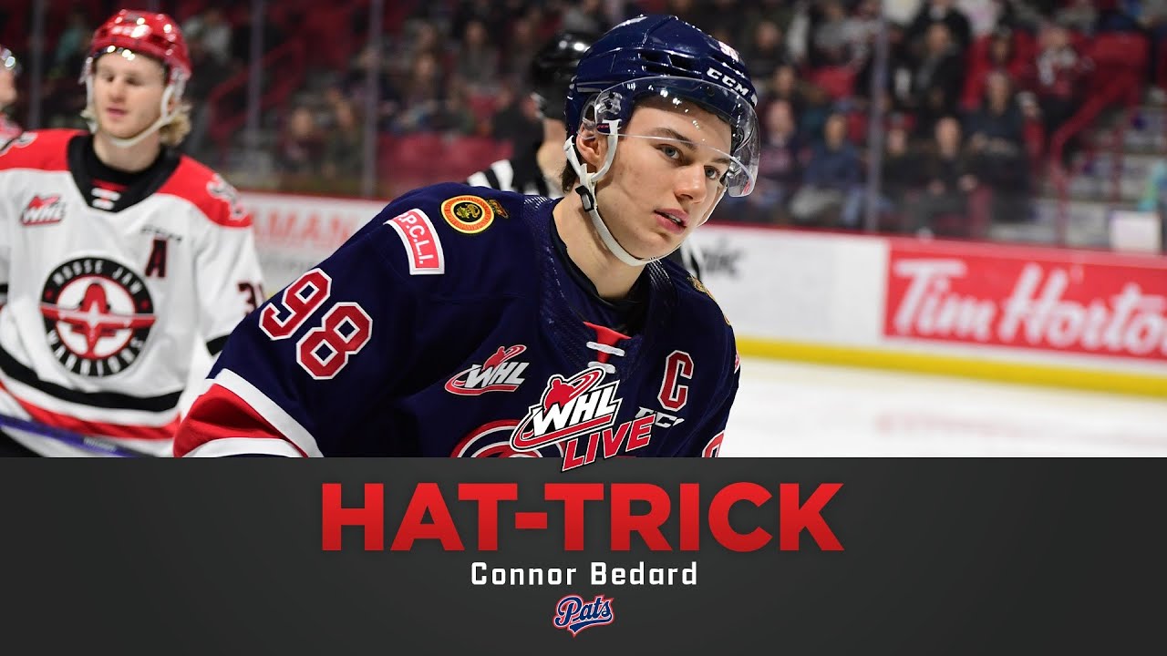 WHL Hat-Tricks - Connor Bedard