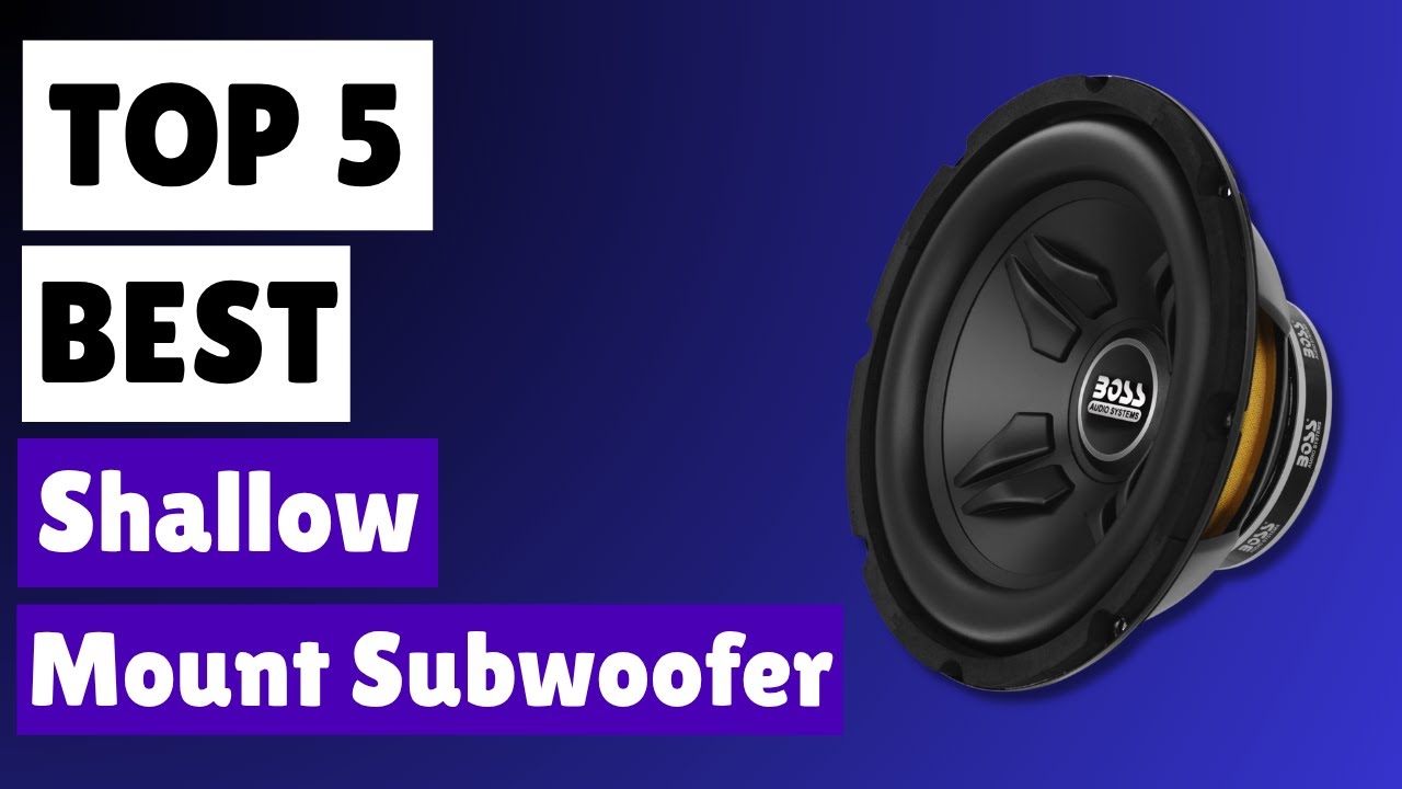 Best Shallow Mount Subwoofer | Top 5 Shallow Subs Reviewed | Aautomotives