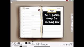 Using ZoomNotes-How To Quickly Change To The “Traveling Pen” (zoom tool)