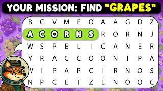 🦊🔍 Word Search Game | Only 5% Can Find Them All! 🔎🦊 | Word Search Puzzle screenshot 1