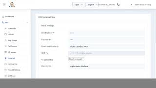 ICTPBX Tutorial #5a: Voicemail Setup