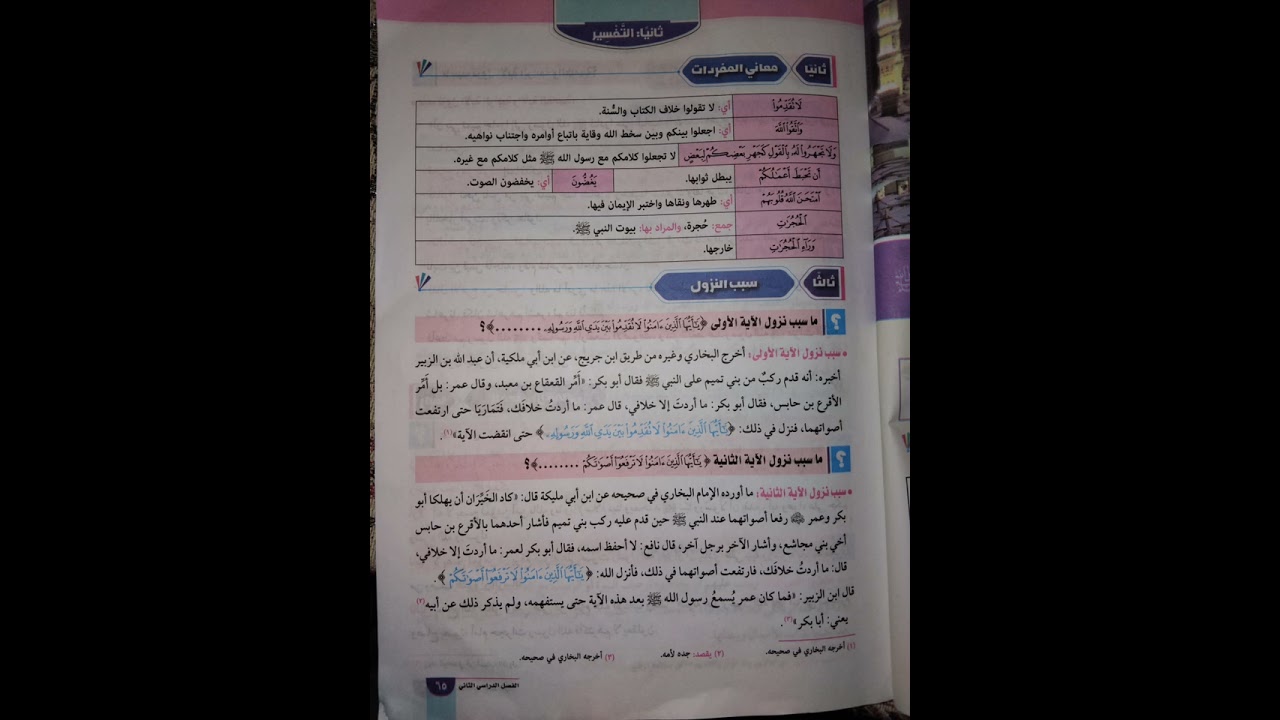 التفسير💚 - (تعظيم قدر النبي صل الله عليه وسلم) اولي اعدادي ازهر @استاذعمروسعدموادشرعيةالازهر ت٢