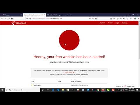 how  to upload my website on 000webhost 2019 | خطوات  رفع موقعك على الاستضافه المجانيه