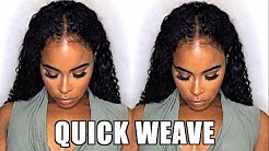 How to do a Quick Weave on Yourself & Protect your Hair fr. the Glue