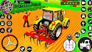 Simulador de conducción de tractores modernos en 3D - Nuevos juegos de tractores - (Gameplay de A... screenshot 2