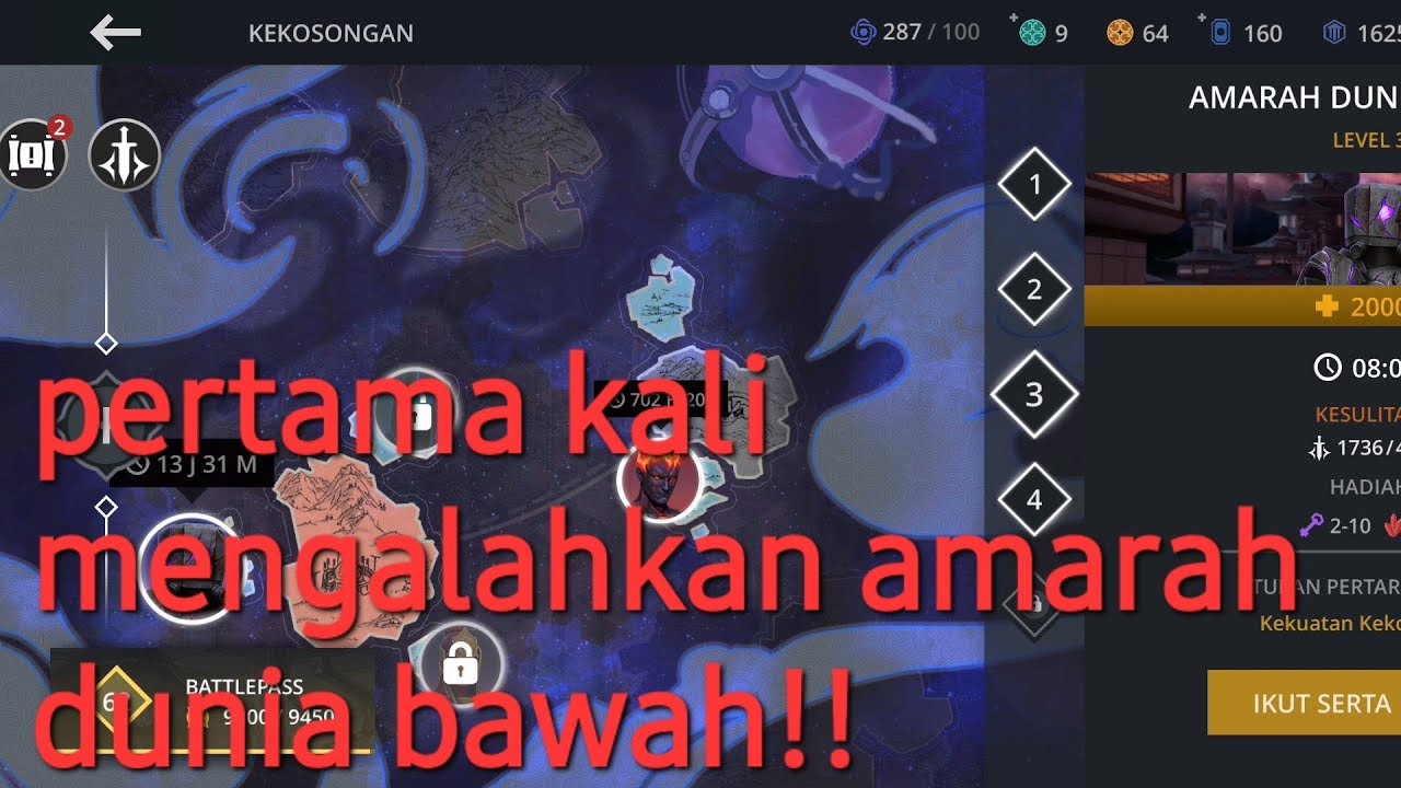 shadow fight 3 | pertama kali mengalahkan amarah dunia bawah level 3!!
