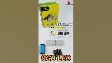 🐞 Arduino Super Learning Kit:RGBE LED💡#keyestudio #arduino #stem #shorts #coding #maker #diy #tech