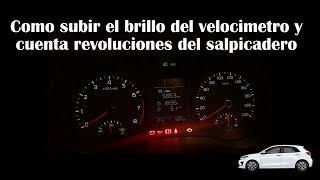 Como subir el brillo del velocimetro y cuenta revoluciones del salpicadero screenshot 2
