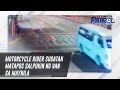 Motorcycle rider sugatan matapos salpukin ng van sa Maynila | TV Patrol