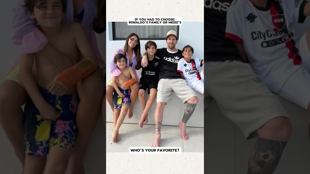 Evolution of Ronaldo and Messi Family