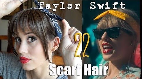 Taylor Swift - 22 Music Video Hair Tutorial