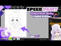 SPEED PAINT DIGITAL ARTIST - Menggambar tahapan paling penting di sebuah karya, Line art & Sketsa