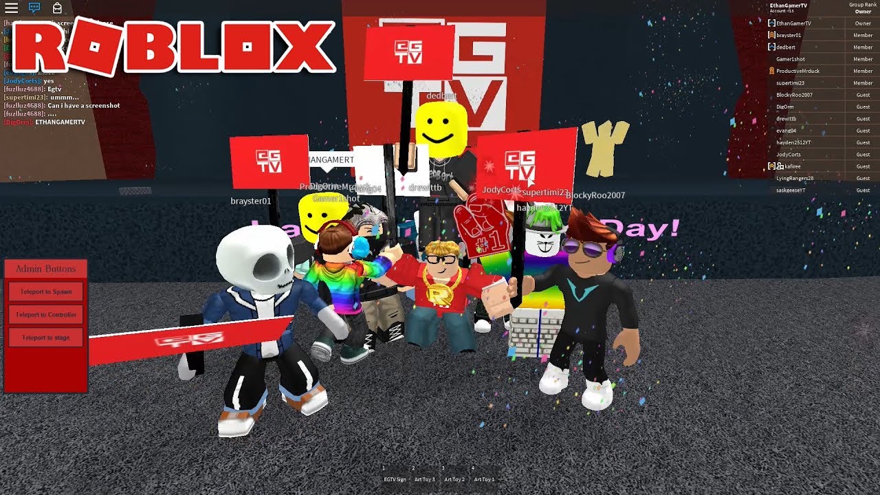 Hanging Out With Fans Roblox Youtube - how to add ethan gamer tv on friends on roblox