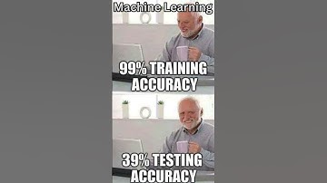 Machine Learning Overfitting #datascience #machinelearning #mathhumor