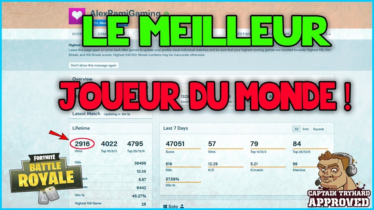 #1 WORLD RANKED ! LE MEILLEUR JOUEUR DU MONDE SUR FORTNITE ...