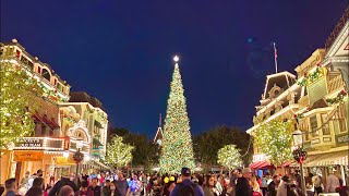 🔴 LIVE Disneyland Christmas and Main Street lit up | NICK AT NIGHT