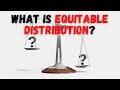 What is Equitable Distribution in Florida?