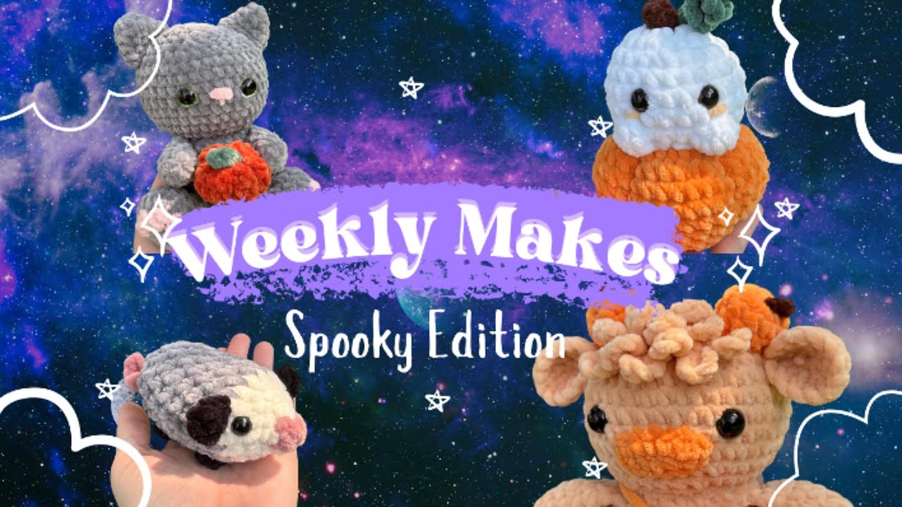This Week's Crochet Makes Spooky Season Edition + Yarn Haul