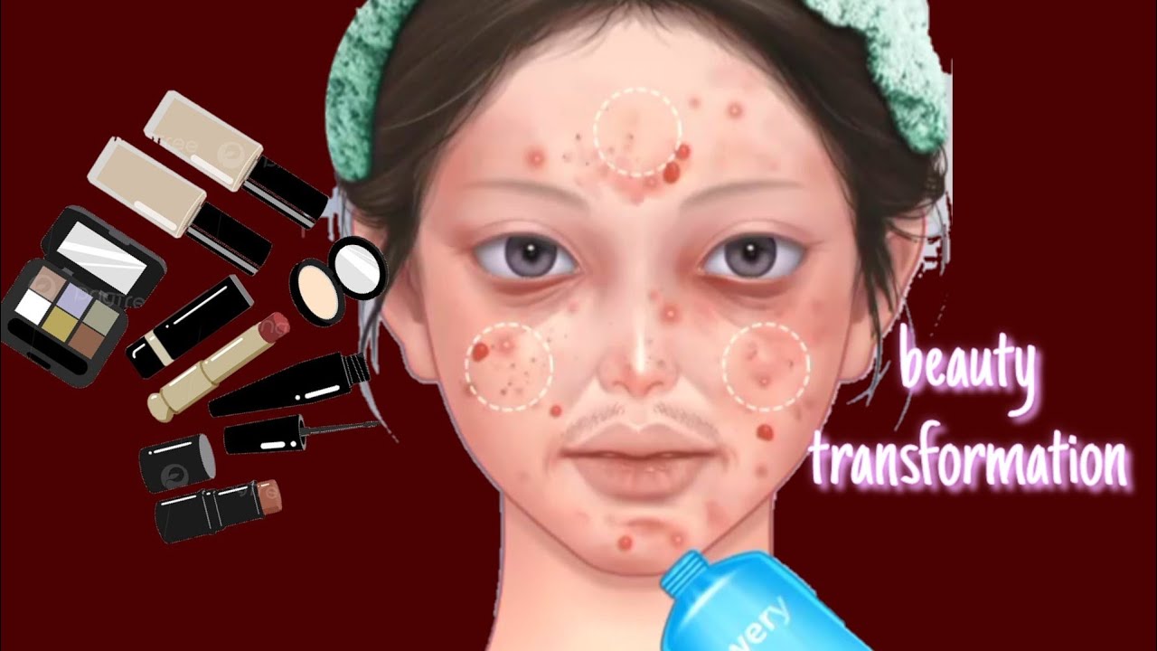 ASMR MAKEUP TRANSFROMATION!|Beauty animation app - YouTube
