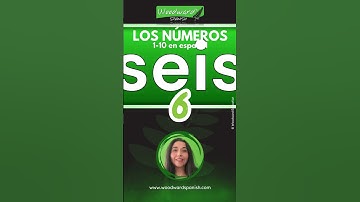 Los números 1-10 en español | Numbers 1-10 Spanish Pronunciation | Learn Basic Spanish
