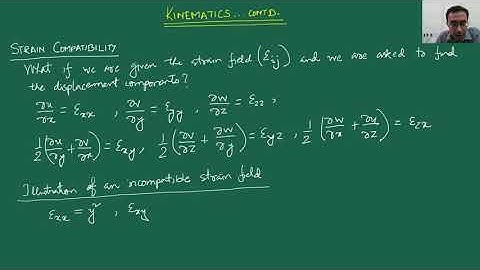 Kinematics – 10: Strain Compatibility