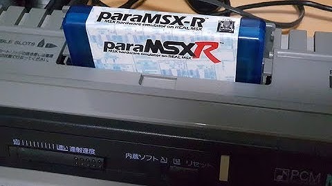 [MSX] paraMSX-R Test - Daewoo CPC-400 Demo on Turbo-R A1GT