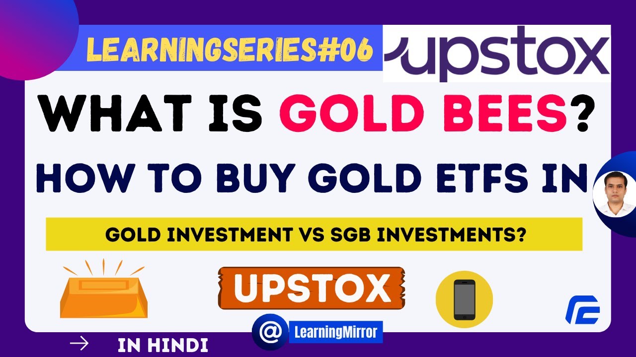 How to buy Gold ETF in Upstox How to buy Gold Bees in Upstox How to