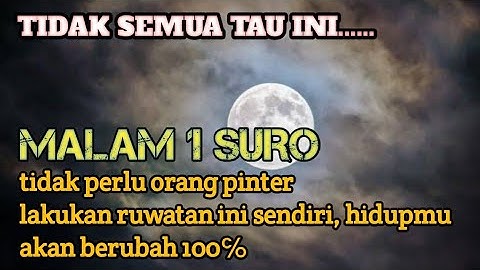 SEANDAINYA TAU SEMUA AKAN MELAKUKAN RITUAL INI DI MALAM 1 SURO