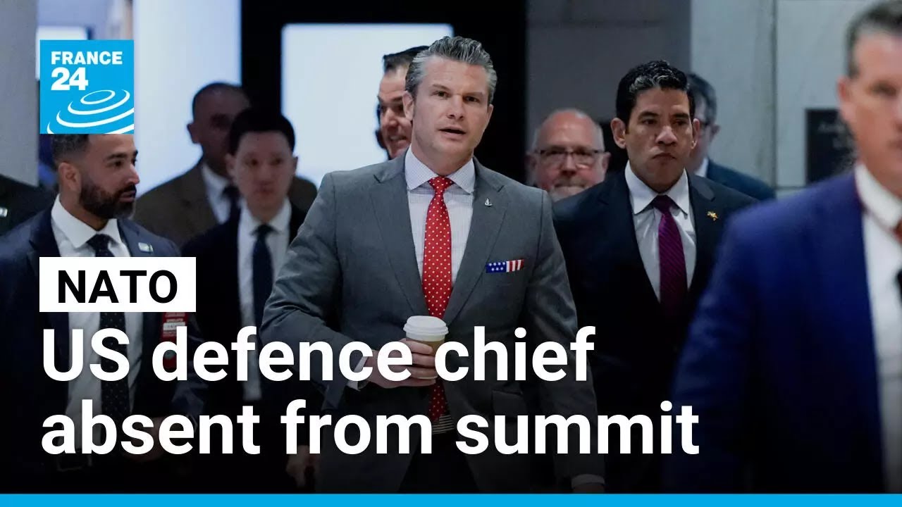 NATO downplays Greenland dispute as US defence chief absent from summit • FRANCE 24 English