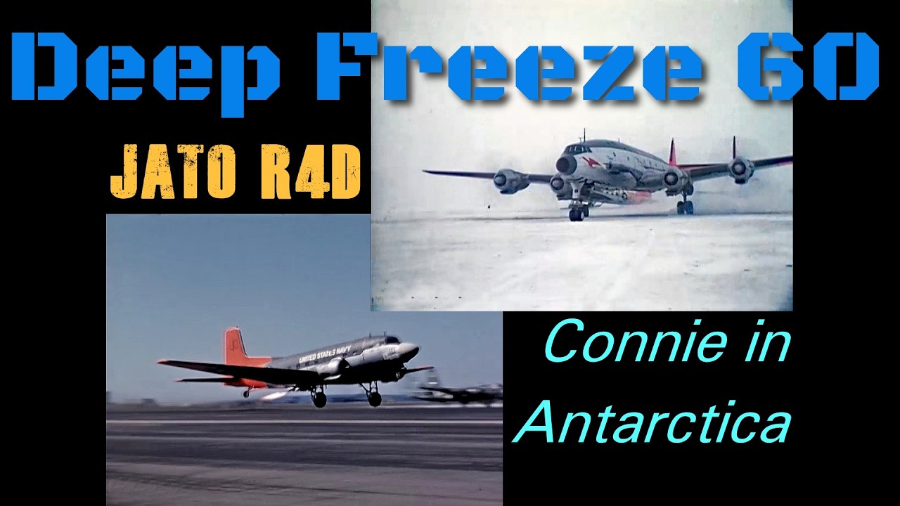 未空。 Operation Deep Freeze 60 JATO P2V R4D-8 R7V Super Constellation
