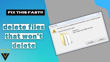 How to delete files that won’t delete on windows 10 and 11