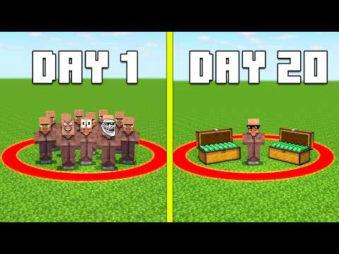 I Trapped Villagers in a 1,000,000 Circle
