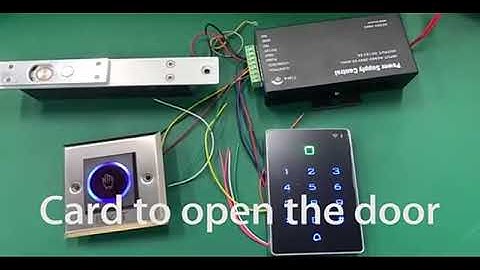 Waterproof WiFi Tuya App Backlight Touch 125khz RFID Card Access Control keypad  WG 26 output