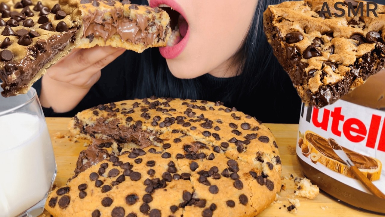 ASMR COOKIE PIE 🍪 | MUKBANG (Eating Sounds)