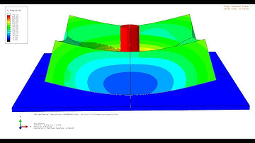 SIMULIA Abaqus Foam Indentation Test
