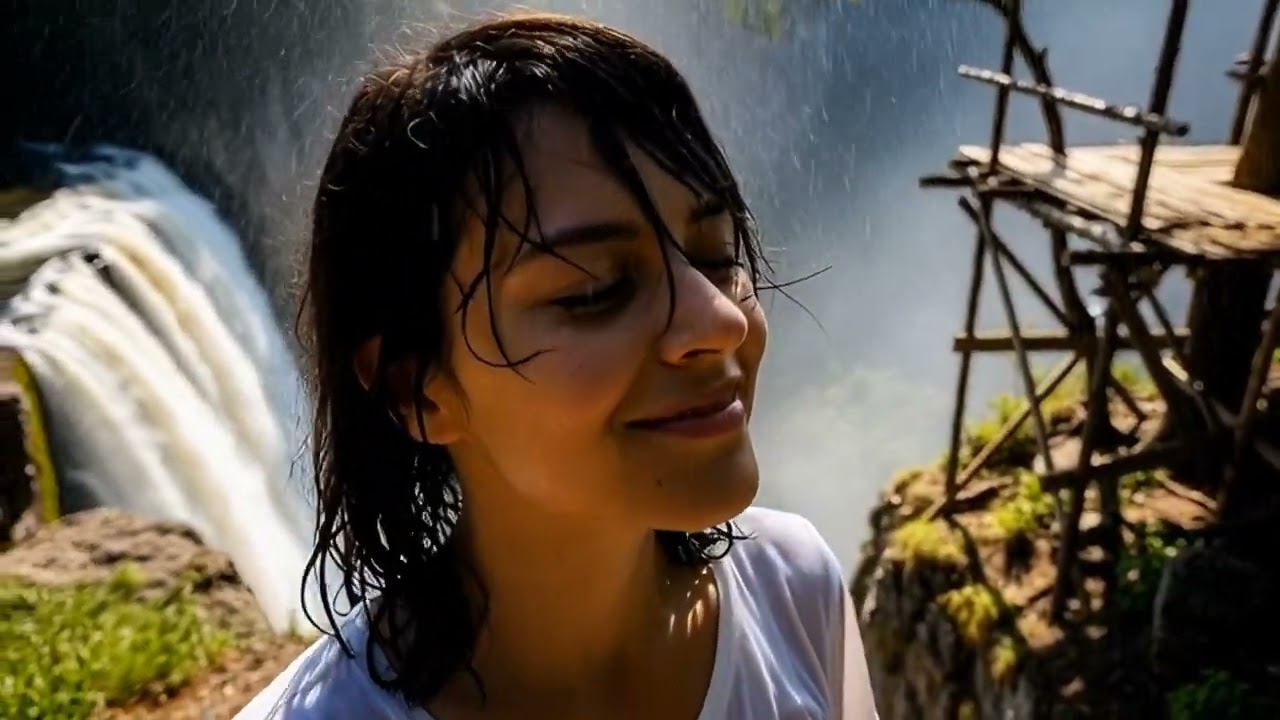 Building a Secret Tree House on a High Cliff Above a Waterfall | Epic Survival ASMR (part 1)