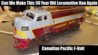 Can We Make This 50 Year Old Revell F7 Locomotive Run Again?