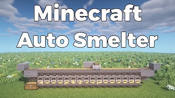 How To Make An Automatic Super Smelter In Minecraft 1.16.1 | Fast & Easy