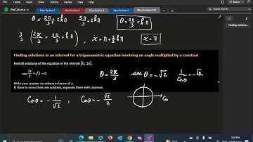 5.5.q Finding solutions in an interval for a trig eq involving an angle multiplied by a constant
