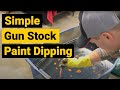 Simple Gun Stock Paint Dipping - How To DIY Hydro Dip Spray Paint Tutorial