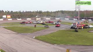 Flamboro Speedway, ISMA Super Modified crash, May 16, 2026