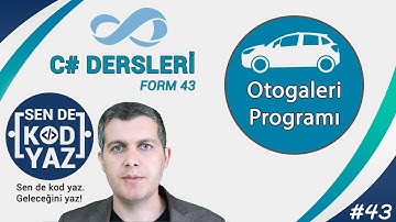 43-C Sharp DataGridView Kullanımı Örnekleri 3 (datagridview in c#), SendeKodYaz