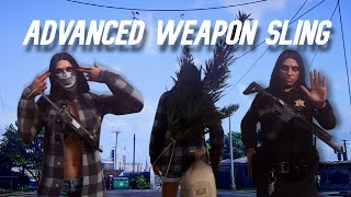 QBCore/ESX - Advanced Weapon Sling | Install & Showcase | FiveM Tutorial 2024