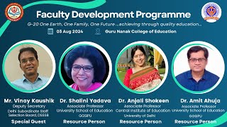 Faculty Development Programme  ||  Day -4 || Guru Nanak College of Education