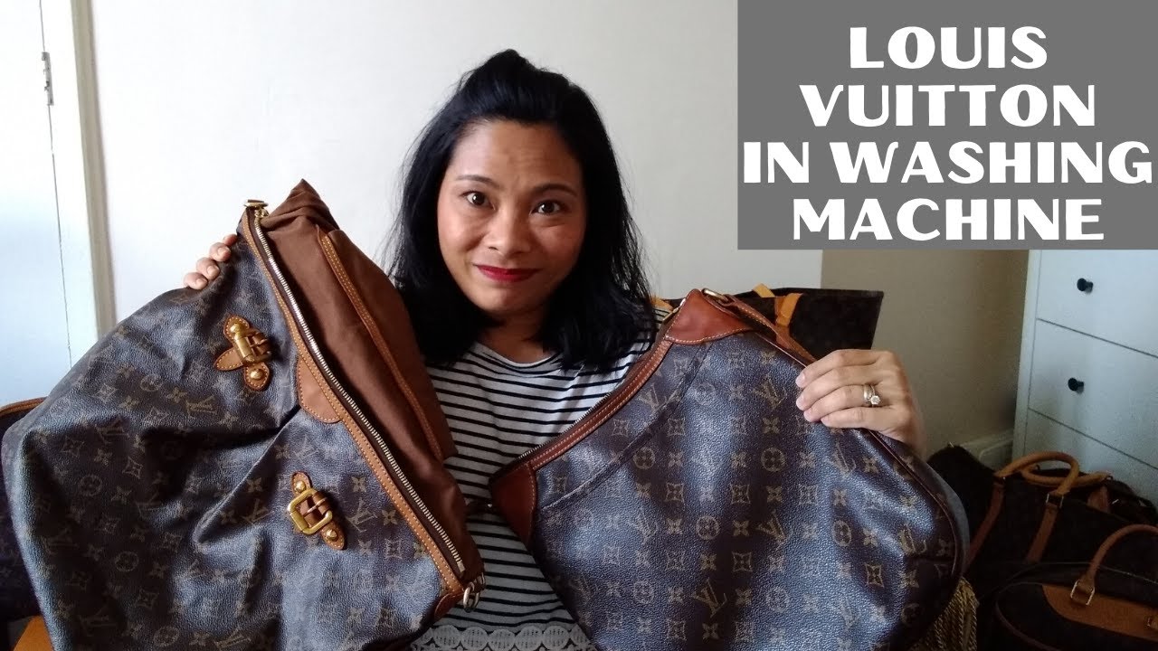 PUTTING MY SMELLY LOUIS VUITTON BAG IN THE WASHING MACHINE Cleaning Bags In 2020 - YouTube