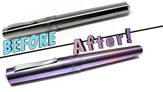 How To Anodize A Titanium Fountain Pen (Ensso Italia)