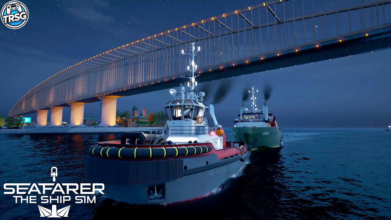 Seafarer The Ship Simulator - Logistics Job and Using the Tugboat for the First Time!